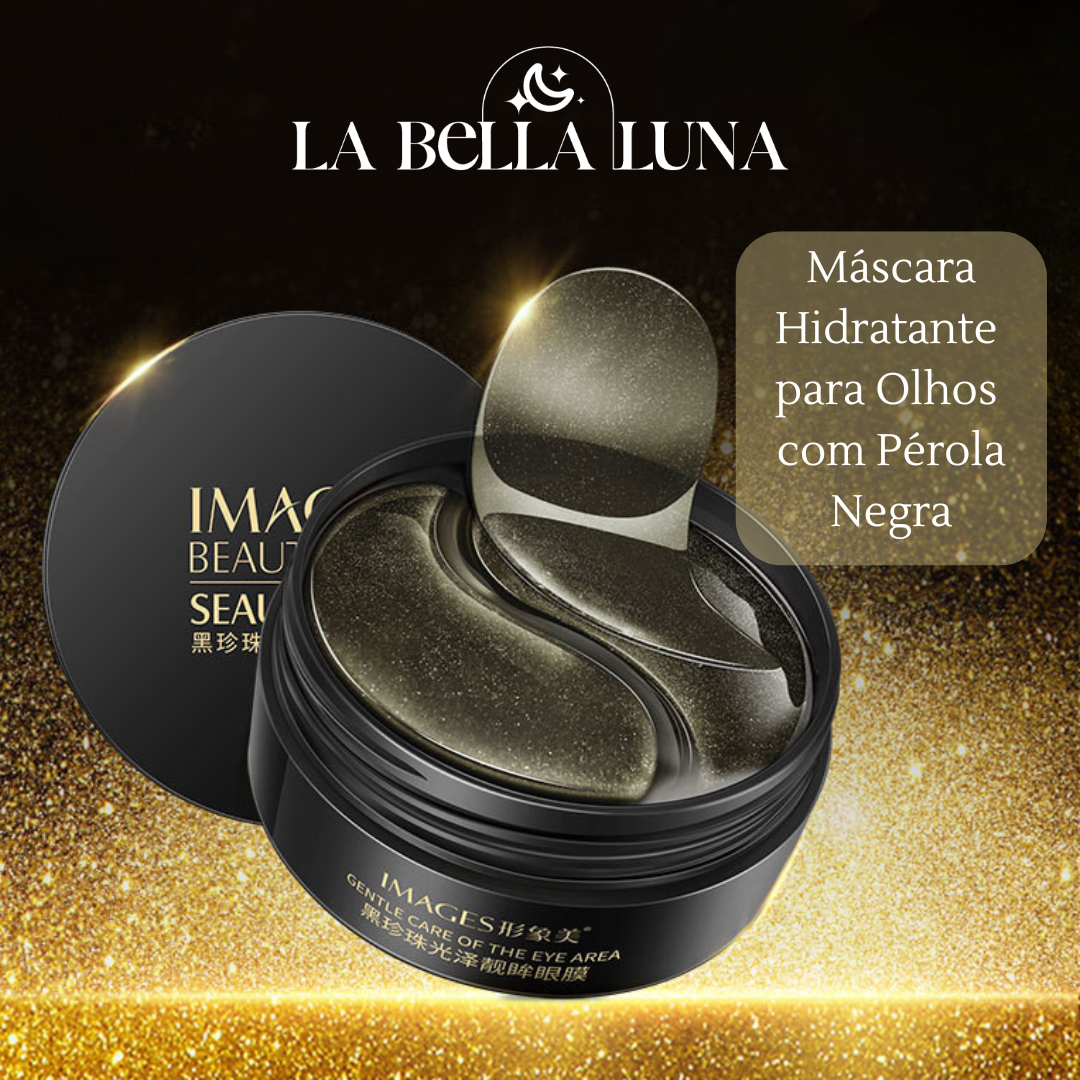 Máscara Hidratante para Olhos com Ouro, Algas, Pérola Negra e Extrato de Laranja