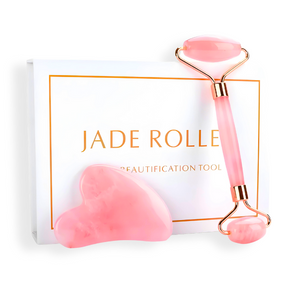 Rolo Massageador de Quartzo e Jade