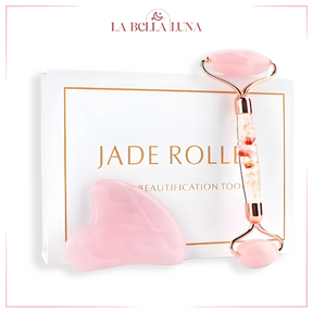 Rolo Massageador de Quartzo e Jade
