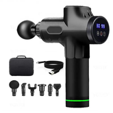 Pistola Massageadora Muscular Sem Fio - 30 Modos Relaxantes