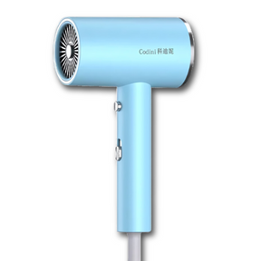 Secador de Cabelo Portátil com Alta Potência e Luz Azul Anion