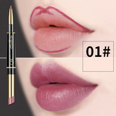 QIC Batom e Delineador Labial 2 em 1 - Beleza e Praticidade