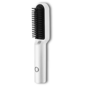 Escova de Cabelo Portátil Sem Fio - Para Cabelos Lisos e Cacheados