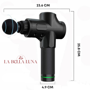 Pistola Massageadora Muscular Sem Fio - 30 Modos Relaxantes