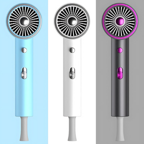 Secador de Cabelo Portátil com Alta Potência e Luz Azul Anion
