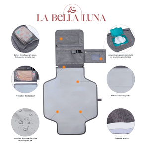 Bolsa Trocador de Fralda Impermeável - Resistente e Durável