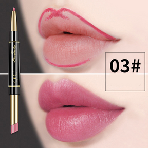 QIC Batom e Delineador Labial 2 em 1 - Beleza e Praticidade