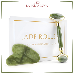 Rolo Massageador de Quartzo e Jade