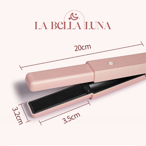 Prancha de Cabelo Portátil USB - Cerâmica Turmalina