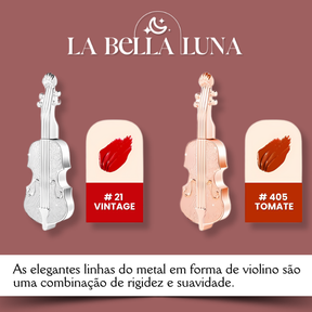 Brilho Labial Violino Fosco Aveludado à Prova D'Água