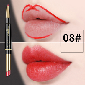 QIC Batom e Delineador Labial 2 em 1 - Beleza e Praticidade