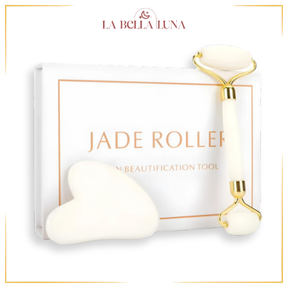 Rolo Massageador de Quartzo e Jade