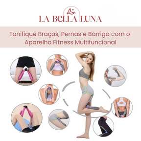 Aparelho Fitness Multifuncional - Tonifique Braços, Pernas e Barriga