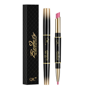 QIC Batom e Delineador Labial 2 em 1 - Beleza e Praticidade