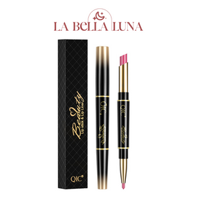 QIC Batom e Delineador Labial 2 em 1 - Beleza e Praticidade
