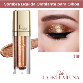 Sombra Líquida Cintilante para Olhos com 18 Cores Vibrantes