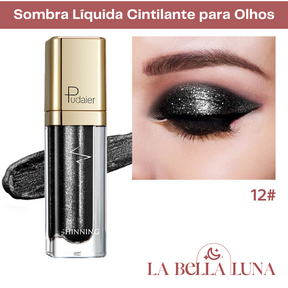 Sombra Líquida Cintilante para Olhos com 18 Cores Vibrantes