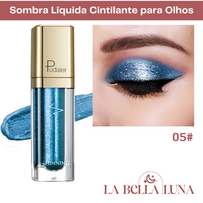 Sombra Líquida Cintilante para Olhos com 18 Cores Vibrantes
