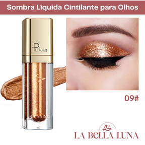 Sombra Líquida Cintilante para Olhos com 18 Cores Vibrantes
