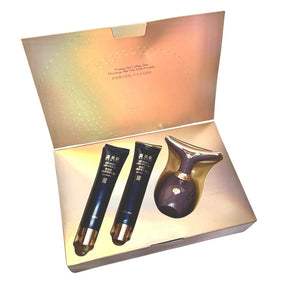 Kit Massageador Elétrico e Creme com Ácido Hialurônico
