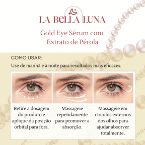 Gold Eye Sérum com Extrato de Pérola