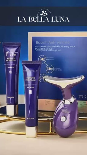 Kit Massageador Elétrico e Creme com Ácido Hialurônico
