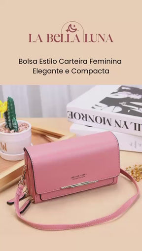 Bolsa Estilo Carteira Feminina - Elegante e Compacta